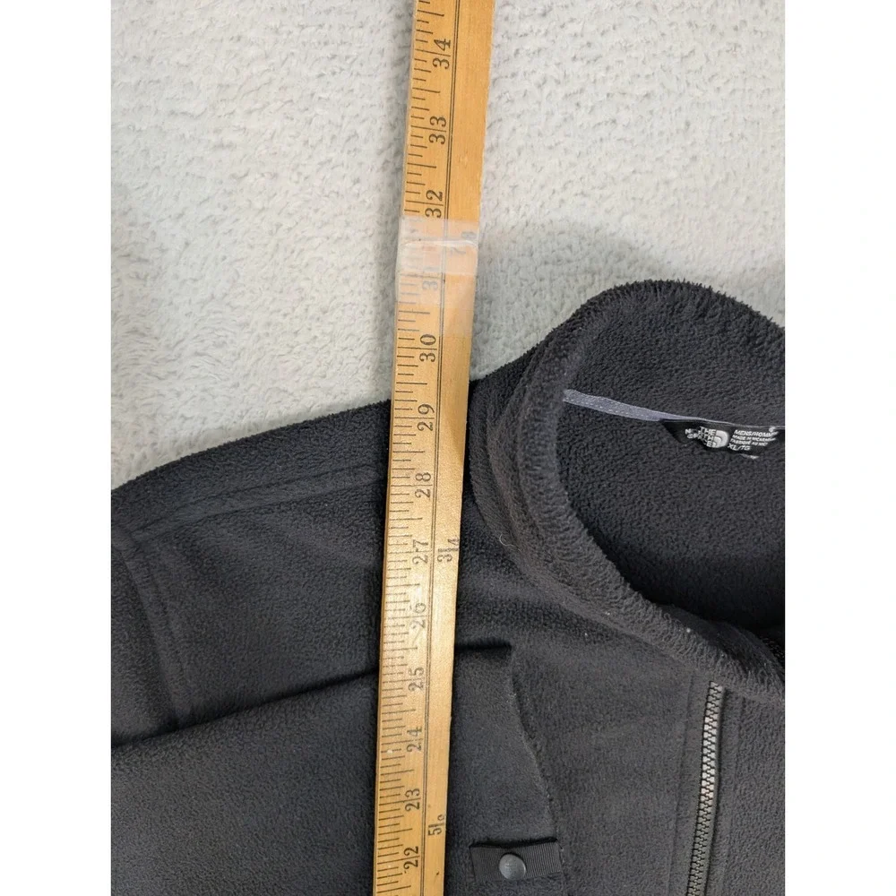 The‎ North Face Full zip Black Sweatshirt Fleece Men's XL Long Sleeve Jacket